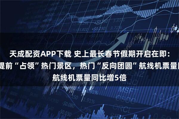 天成配资APP下载 史上最长春节假期开启在即：抢跑游客提前“占领”热门景区，热门“反向团圆”航线机票量同比增5倍